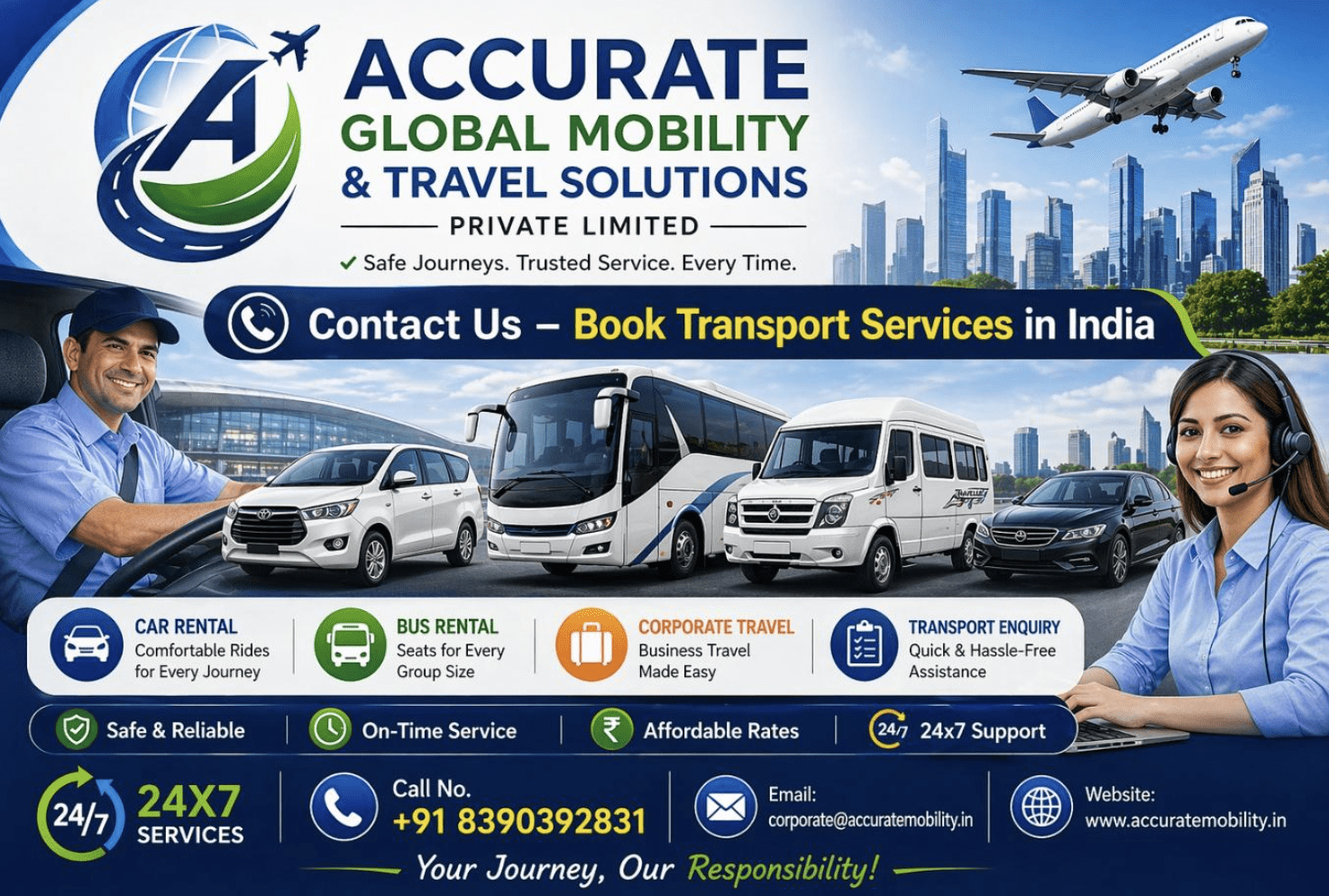 Corporate Clients & Trusted Transport Partner in India