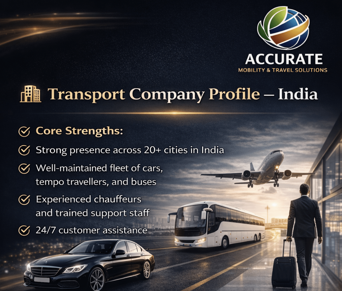 About Mobility Company in India – Accurate Mobility & Travel Solutions