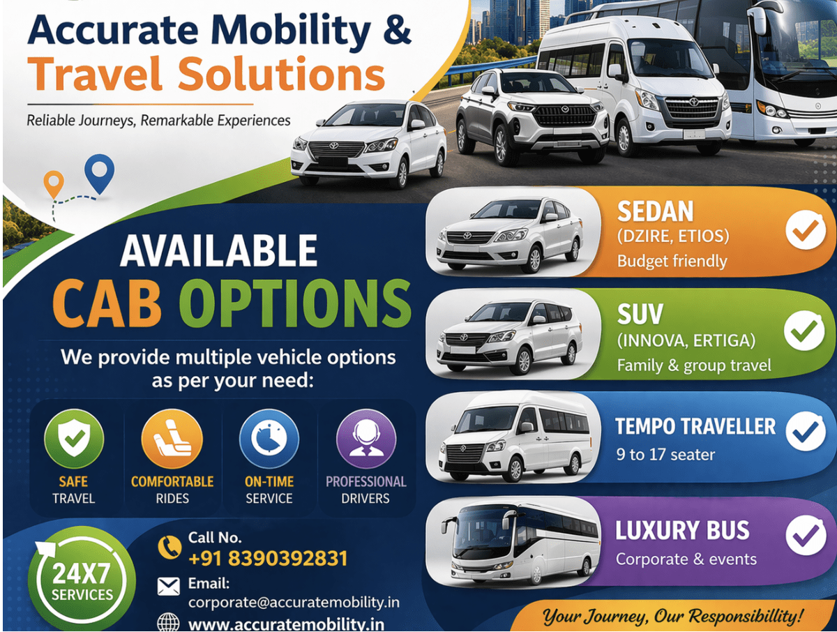 Comprehensive Mobility & Travel Services Across India